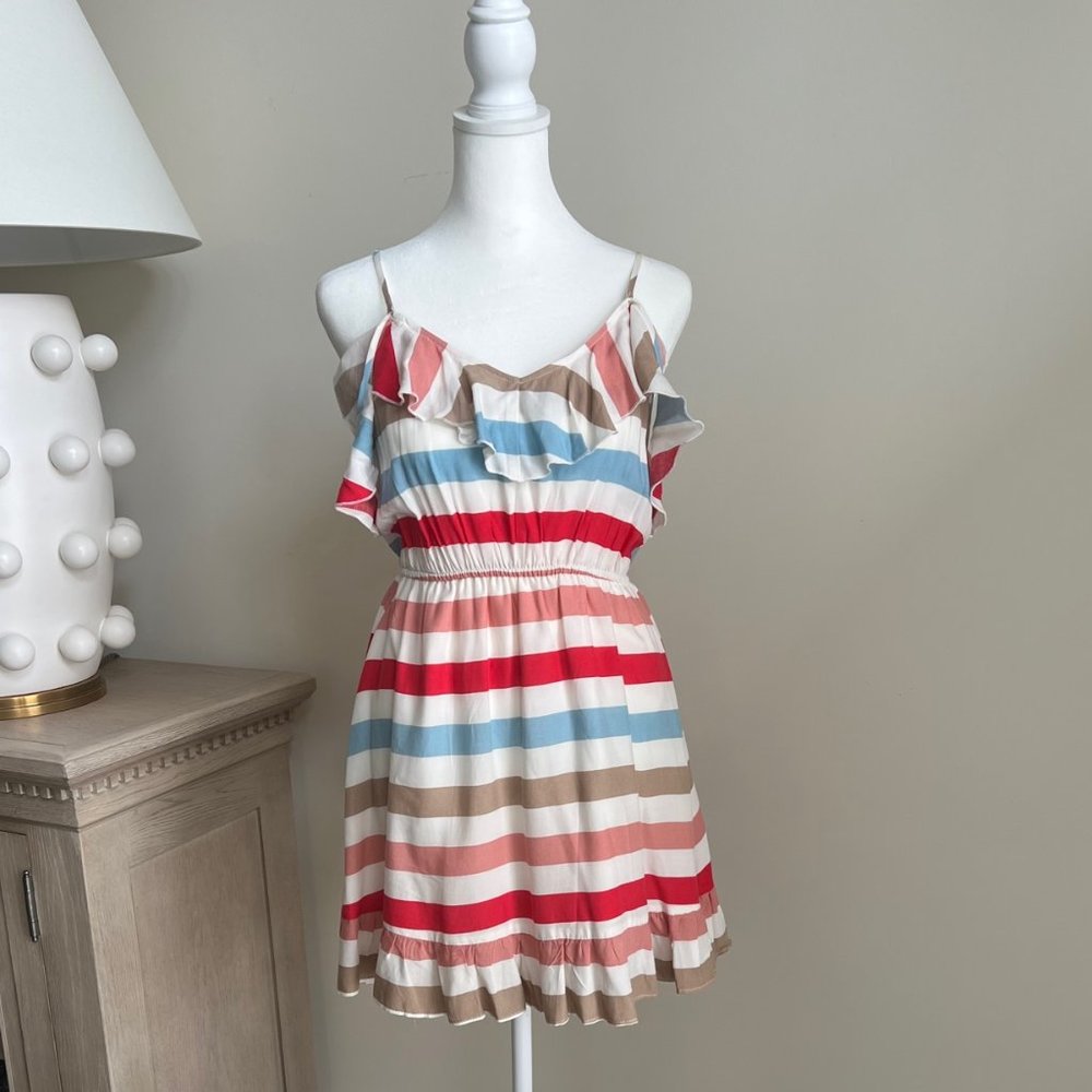 Jack by BB Dakota dress size XS stripes off shoulder